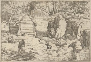Le Charpentier, 17ème siècle - Allart van Everdingen