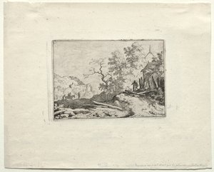 La cabane avec la clôture rustique - Allart van Everdingen