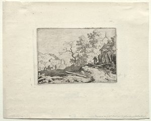 La cabane avec la clôture rustique - Allart van Everdingen
