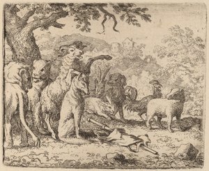 Le Bélier Bénit Renard - Allart van Everdingen