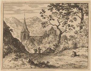 Le clocher - Allart van Everdingen