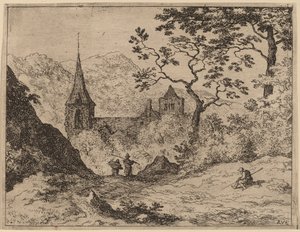 Le clocher, probablement c. 1645-1656 - Allart van Everdingen