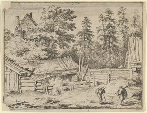 Les Trois Cottages - Allart van Everdingen