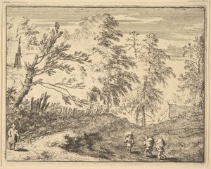 Les trois porteurs - Allart van Everdingen