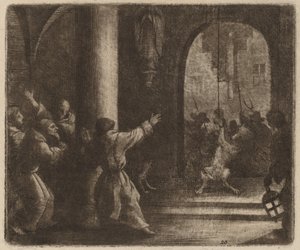 Le loup et la cloche du couvent - Allart van Everdingen