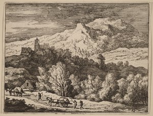 Deux charrettes - Allart van Everdingen