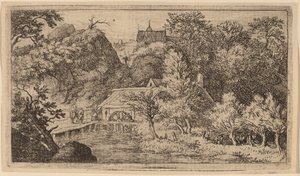 Moulin à eau au pied d
