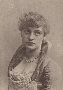 Charlotte Tittell, de la série Actresses N67 promouvant Virginia Brights Cigarett...