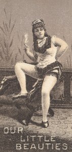 De la série Actrices N57 promouvant les cigarettes Our Little Beauties pour Allen & Ginte..., 1890