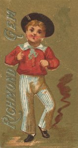 De la série Filles et Enfants N65 promouvant les cigarettes Richmond Gem pour Allen &