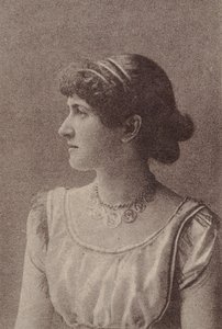 Kitty Welch, de la série Actrices N67 promouvant les cigarettes Virginia Brights - Allen and Ginter