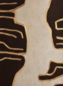 Contours dorés élégants - Alma