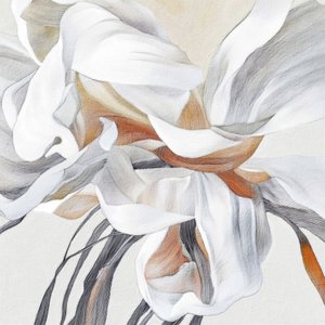 Abstrait floral délicat