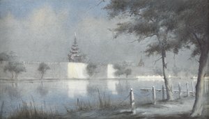 Le fossé à Mandalay au clair de lune, 1924