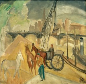 Paysage avec pont - Alma Del Banco