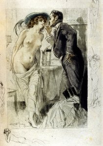 Illustration par Almery Lobel-Riche (Lobel Riche) (1880-1950) de 1926 pour « Le journal d