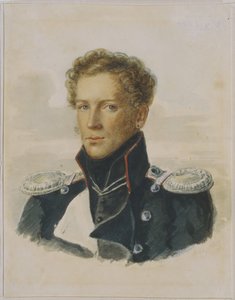 Sergey Lanskoy 1789-1832, Officier de la Garde des Chevaliers, 1829 - Alois Gustav Rockstuhl