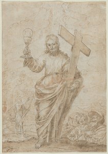 Christ tenant un calice et une croix - Alonso Cano