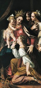 Le mariage mystique de Sainte Catherine - Alonso Sánchez Coello