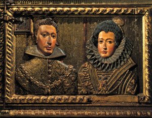 Portrait de Philippe II, relief - Alonso de Mena