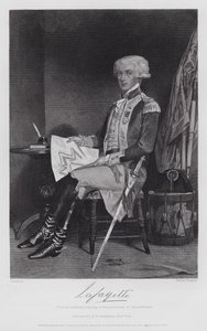Gilbert-Motier De Lafayette (gravure) - Alonzo (after) Chappel