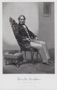 Henry Wadsworth Longfellow (gravure) - Alonzo (after) Chappel