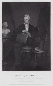 Washington Allston (gravure) - Alonzo (after) Chappel