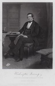Washington Irving (gravure) - Alonzo (after) Chappel
