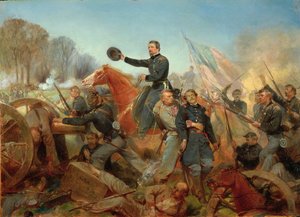 Bataille de la Wilderness, attaque à Spotsylvania Court House, Virginie - Alonzo Chappel