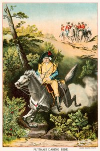 La chevauchée audacieuse de Putnam - Alonzo Chappel