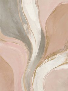 Volutes dorées et rosées