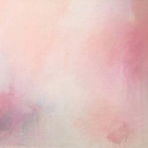 Rose poudré abstrait