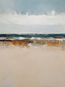 Abstrait côtier serein
