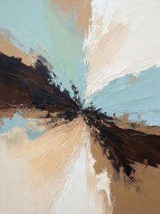 Éclat bleu terreux