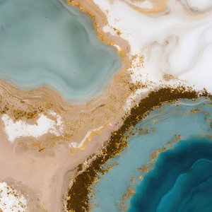 Agate dorée fluide