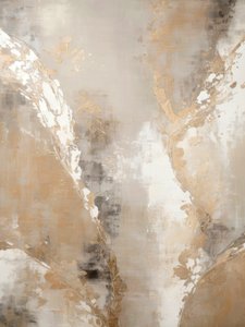 Flux abstrait doré