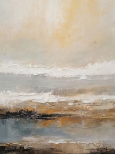 Horizon abstrait et serein