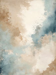 Nuages sereins aux teintes terreuses