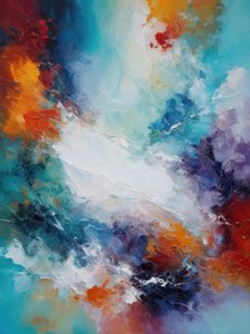 Flux abstrait vibrant