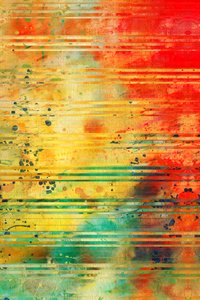 Aquarelle abstraite aux couleurs vives - Alpenglow Workshop
