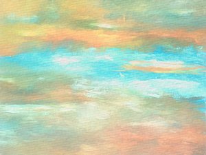 Horizon vibrant - Abstrait