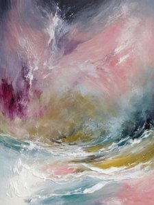 Des vagues océaniques éclatantes