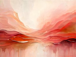 Paysage abstrait chaleureux