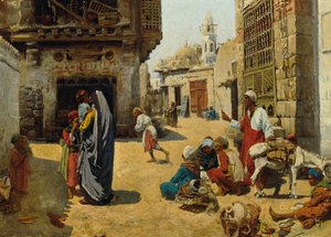 Scène de rue au Caire