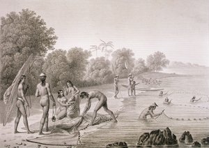 Méthodes de pêche traditionnelles utilisées par les indigènes des îles Mariannes, de 