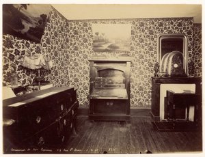 Assassinat de la dame Leprince … Vue de la Chambre à coucher - Alphonse Bertillon