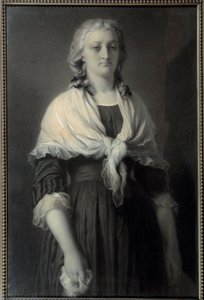Portrait de la reine Marie-Antoinette (1755-1793) à la Conciergerie - Alphonse François