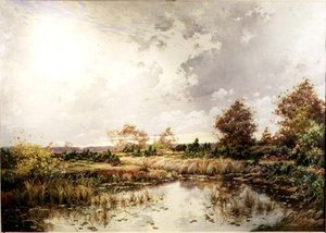 Le lac - Alphonse Henri Mazard