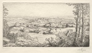 Une Vallée en Bourgogne - Alphonse Legros