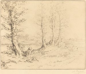 Le long de la rive - Alphonse Legros